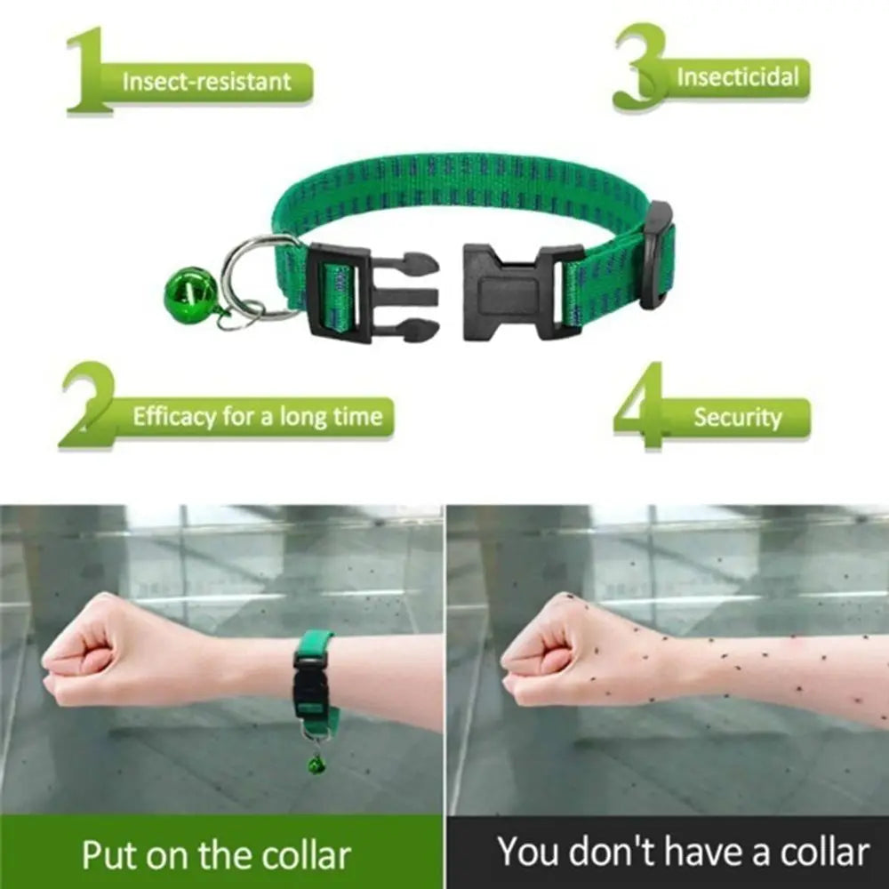 BugShield Max: Adjustable Anti-Insect Collar for Pets - #1002