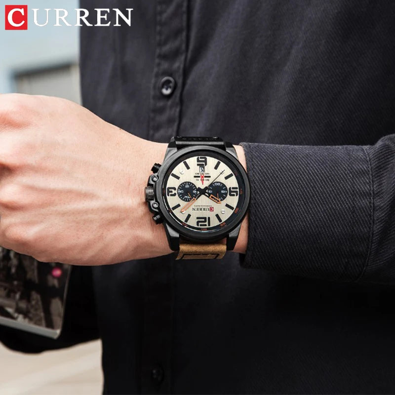 CURREN 8225:  Men’s Luxury  Watch #1004