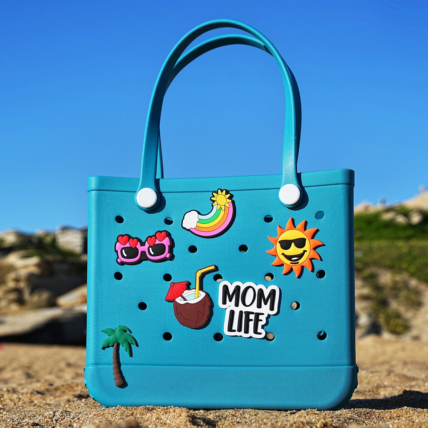 AquaChic Tote: Elevate Your Beach Game with Style and Functionality! #1005